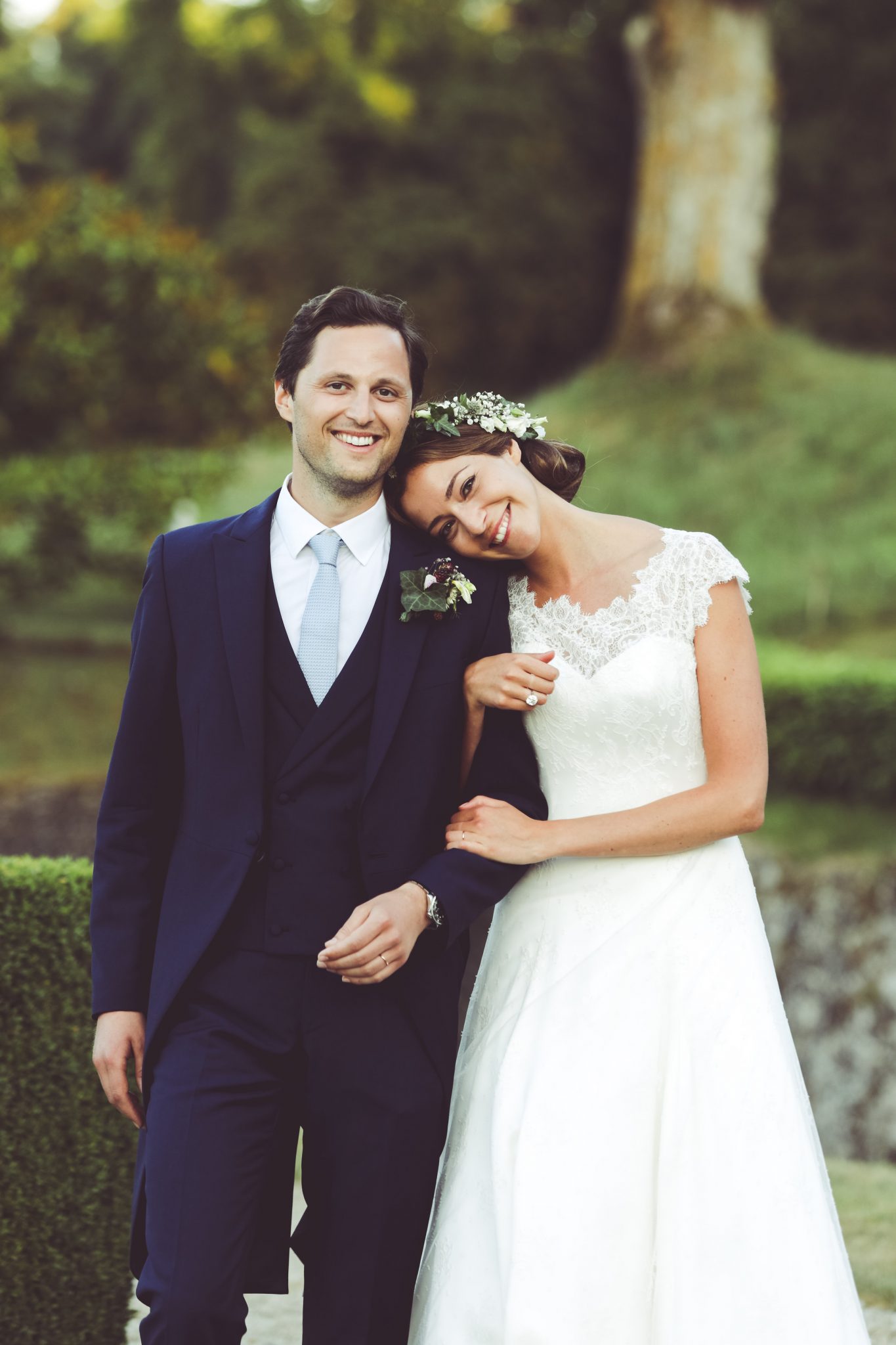 Phillipa Lepley Bride in Lace Dress