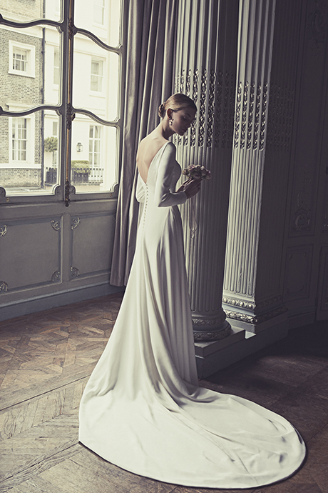 Couture Wedding Dress Auteuil Crepe Phillipa Lepley