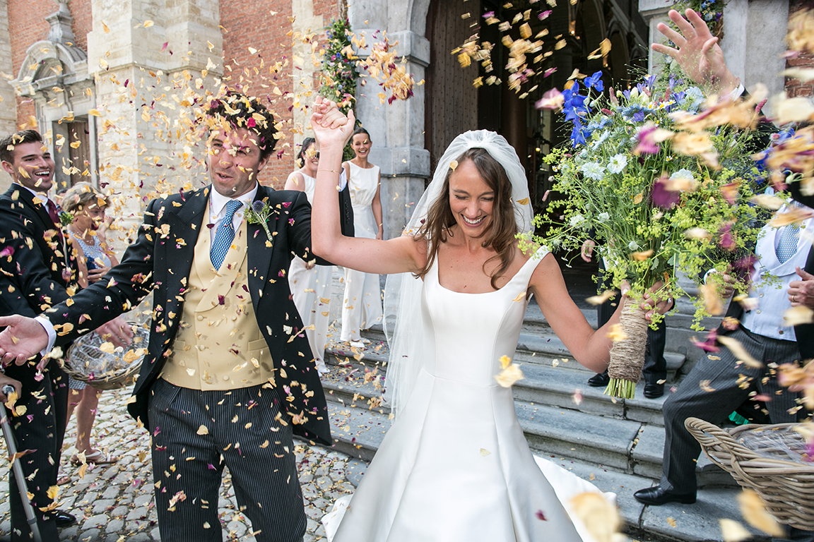 Real Bride: Susannah Sacred Delicate Lace Wedding Dress