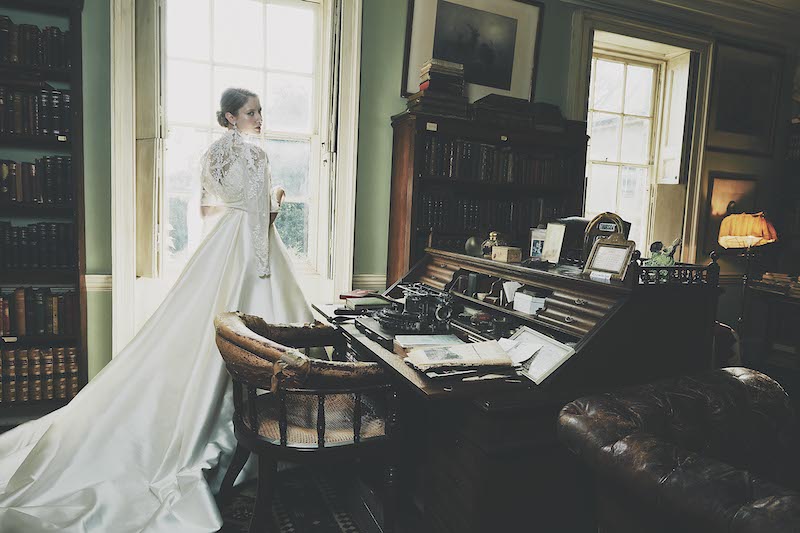 Nude Mesange Zibelene’ is a beautifully clean, ivory wedding dress by London wedding dress designer Phillipa Lepley