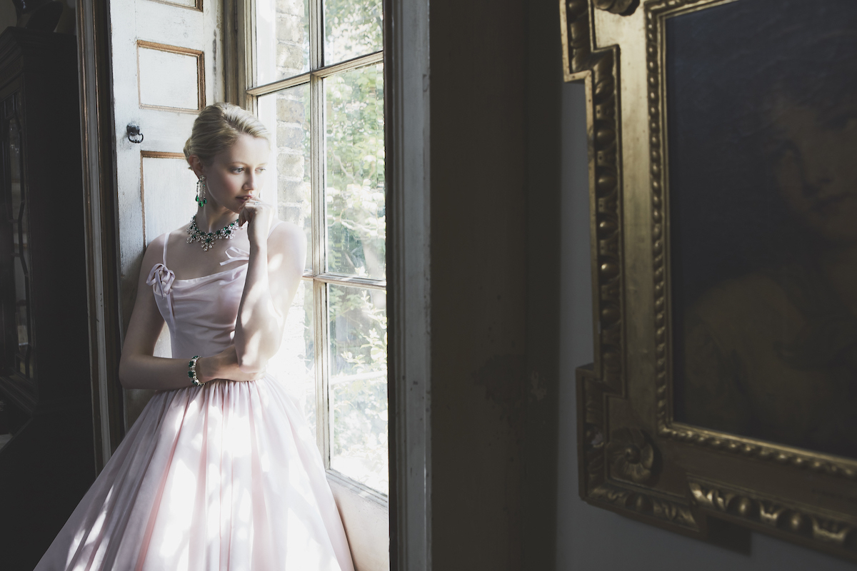 Pink Taffeta Dress