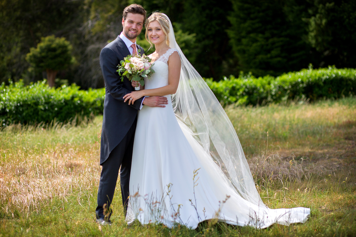 PHILLIPA VEIL, Ivory Single Tier Silk Tulle Wedding Veils