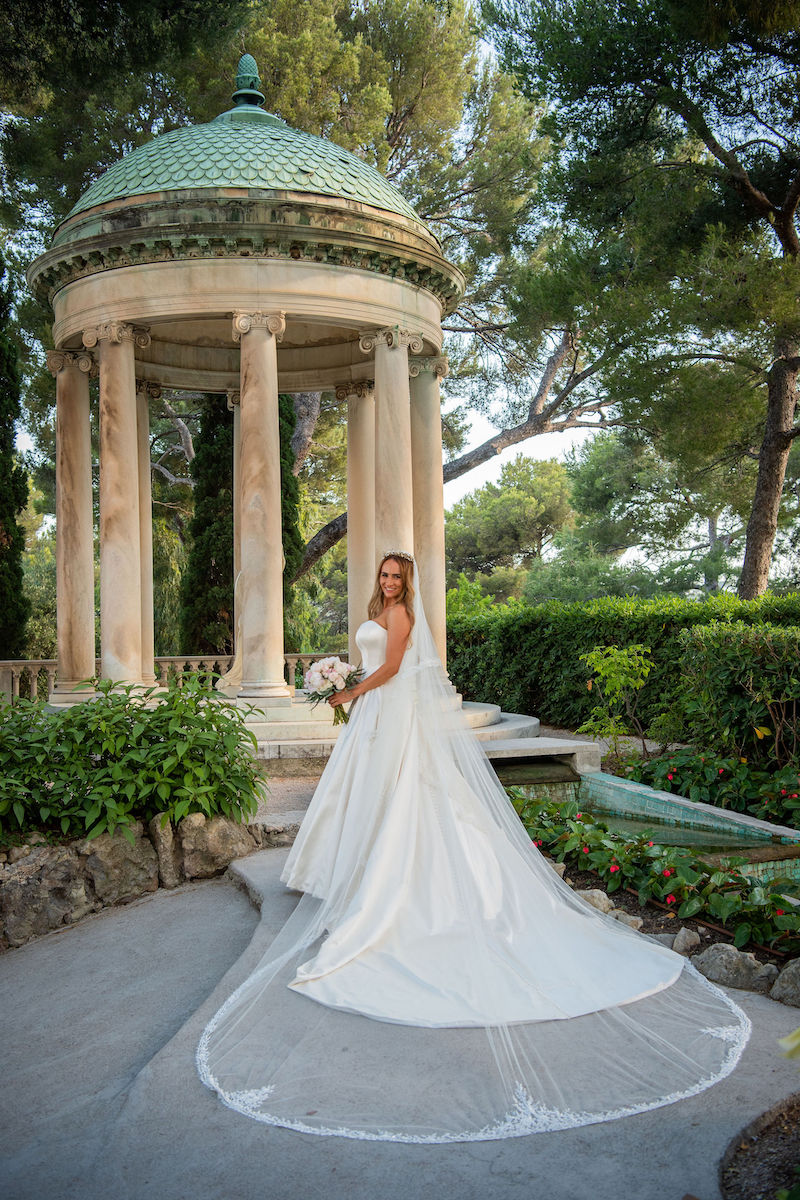 Couture Wedding Dress - Phillipa Lepley - AT VILLA ET JARDINS EPHRUSSI DE ROTHSCHILD