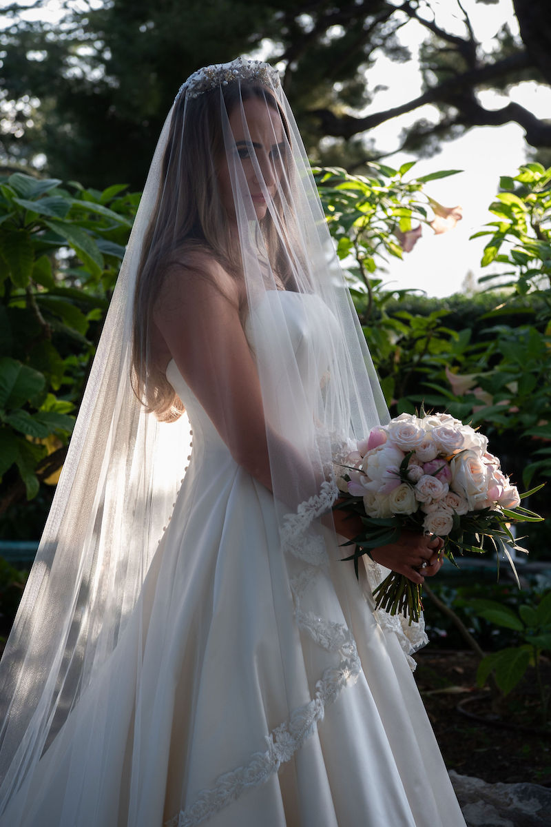 Couture Wedding Dress - Phillipa Lepley - AT VILLA ET JARDINS EPHRUSSI DE ROTHSCHILD