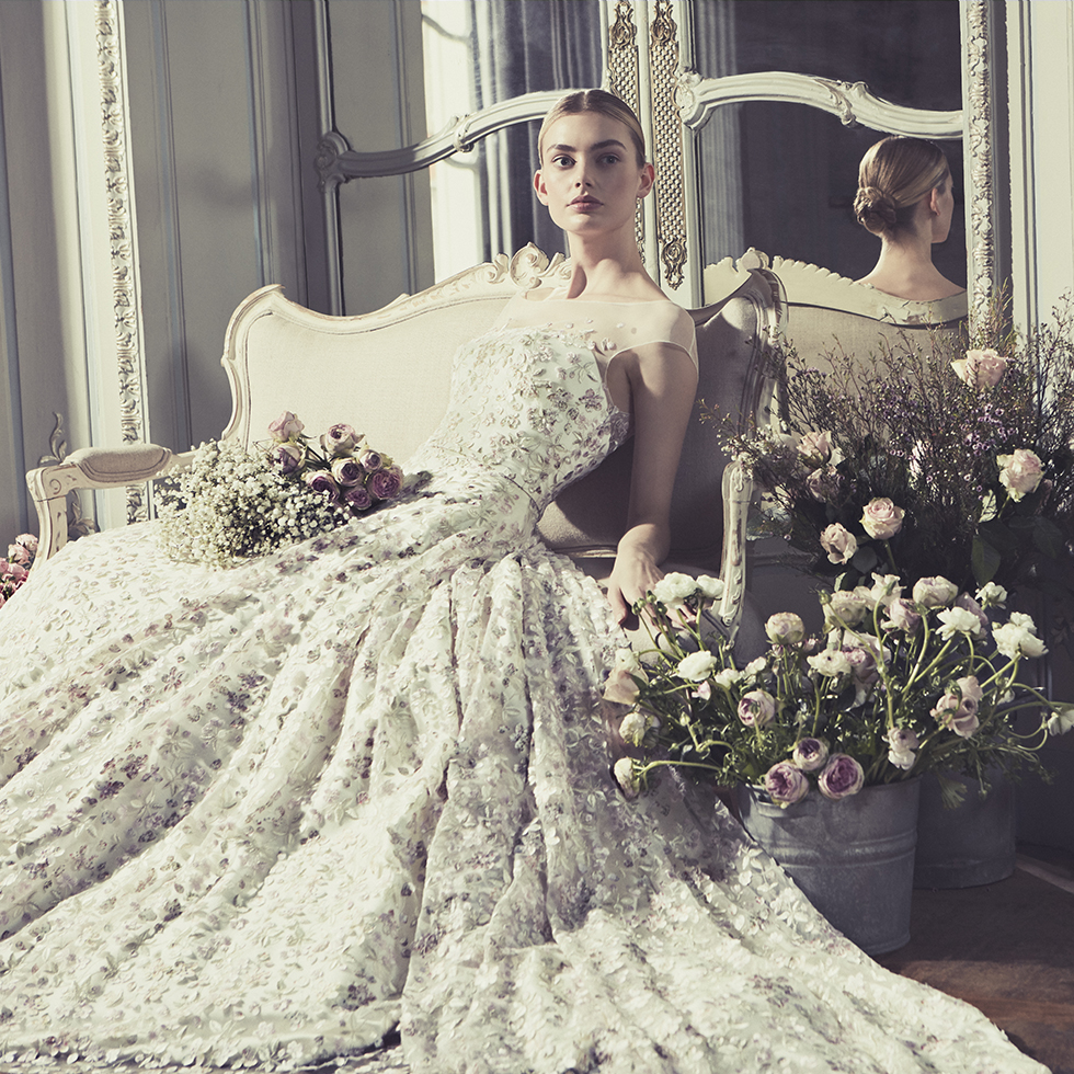 Couture Wedding Dress Vienna Pale Fairytale Phillipa Lepley