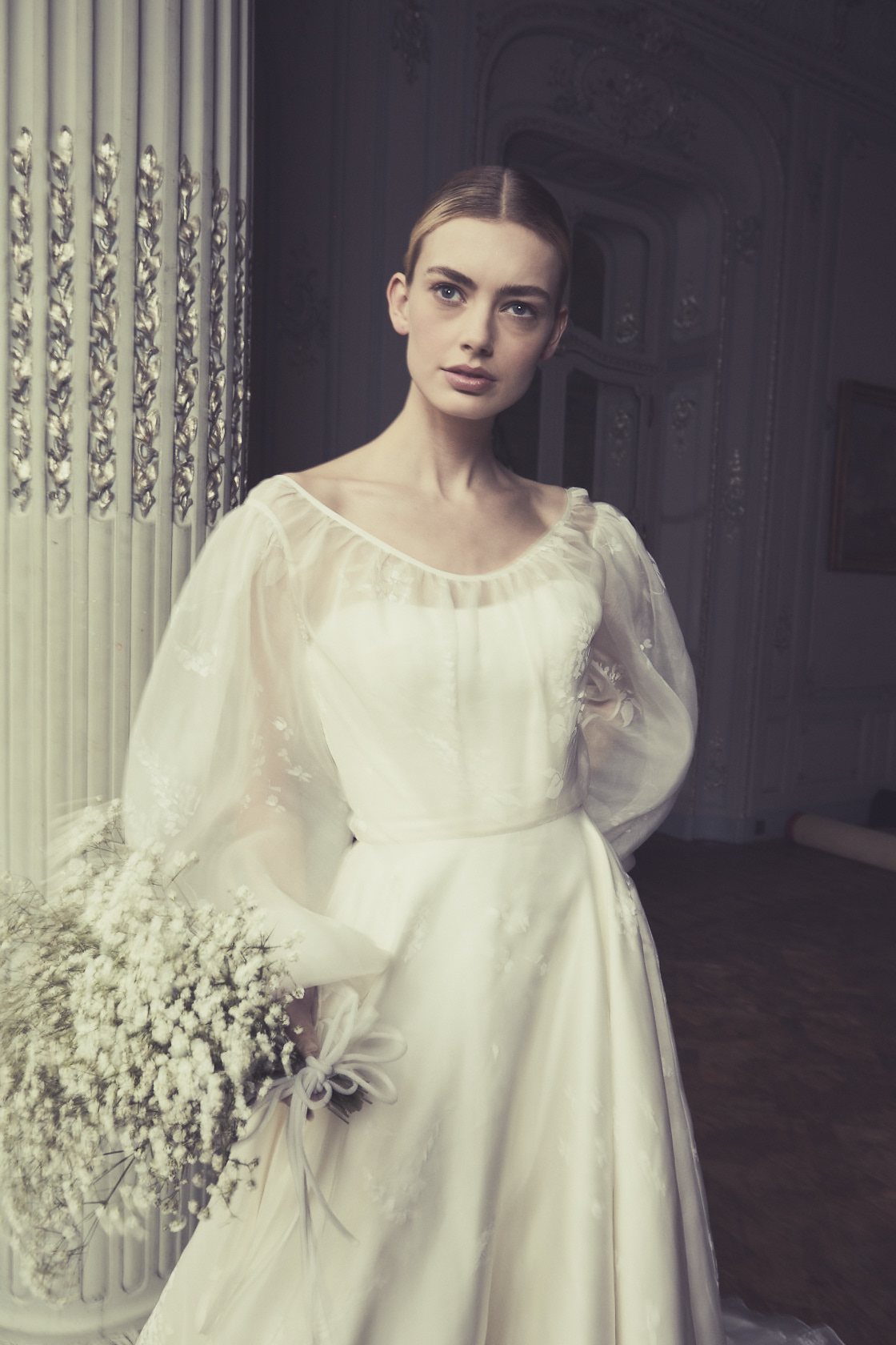 Vienna Wisteria Bridalwear by Phillipa Lepley, London Wedding Dress Designer Organza Wedding Dress