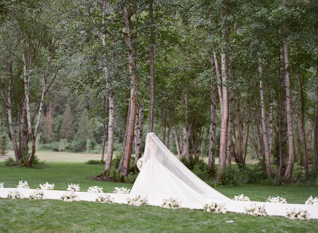 BESPOKE SILK ZIBELINE WEDDING DRESS