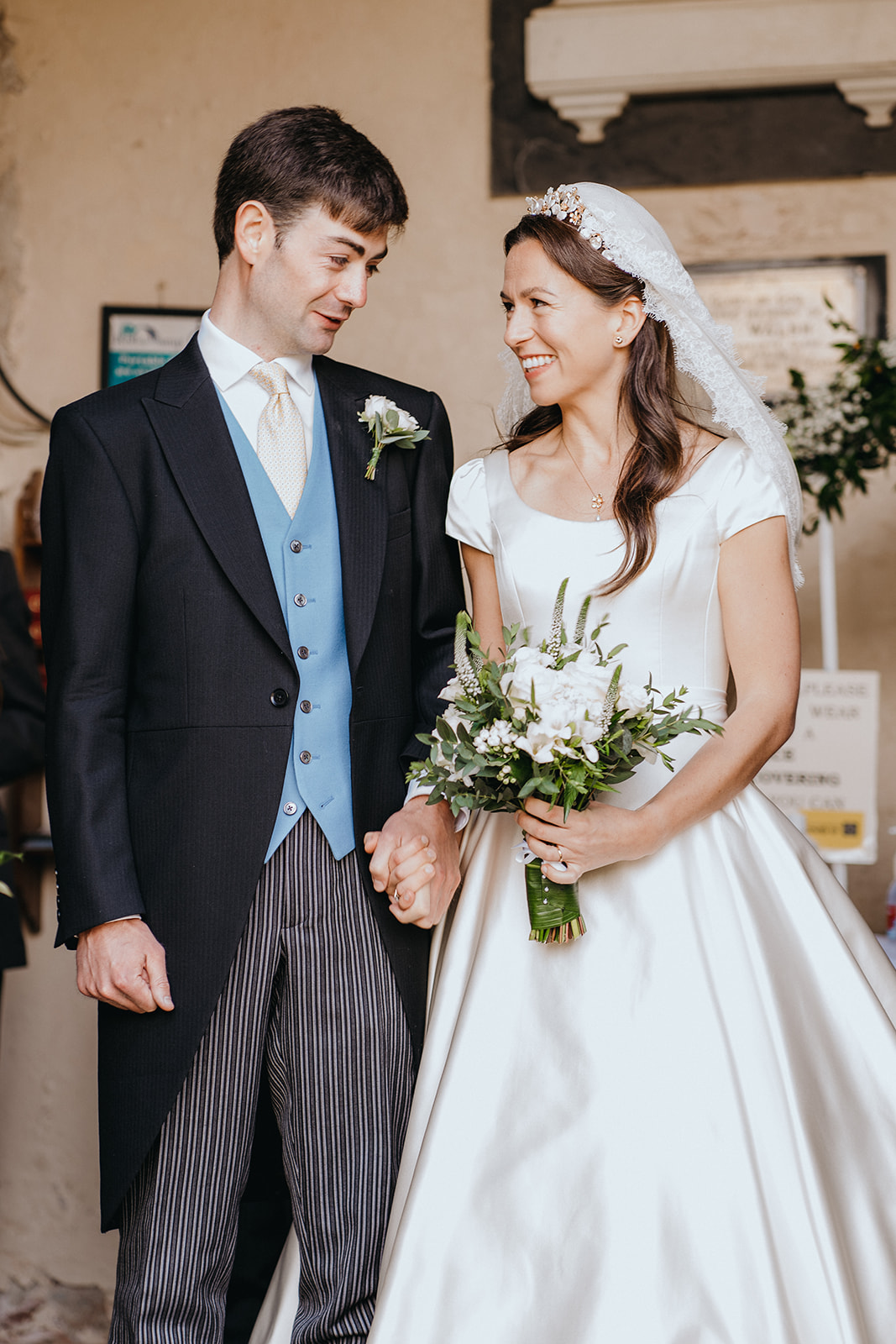 Real Bride, Poppy's Duchess Satin Wedding Dress